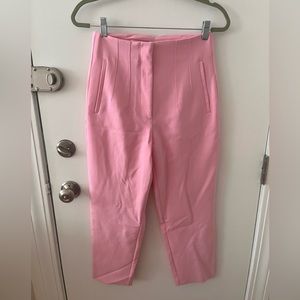 Zara light pink trousers